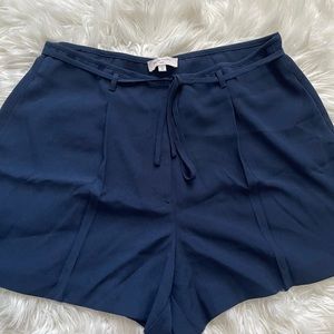 blue dress shorts